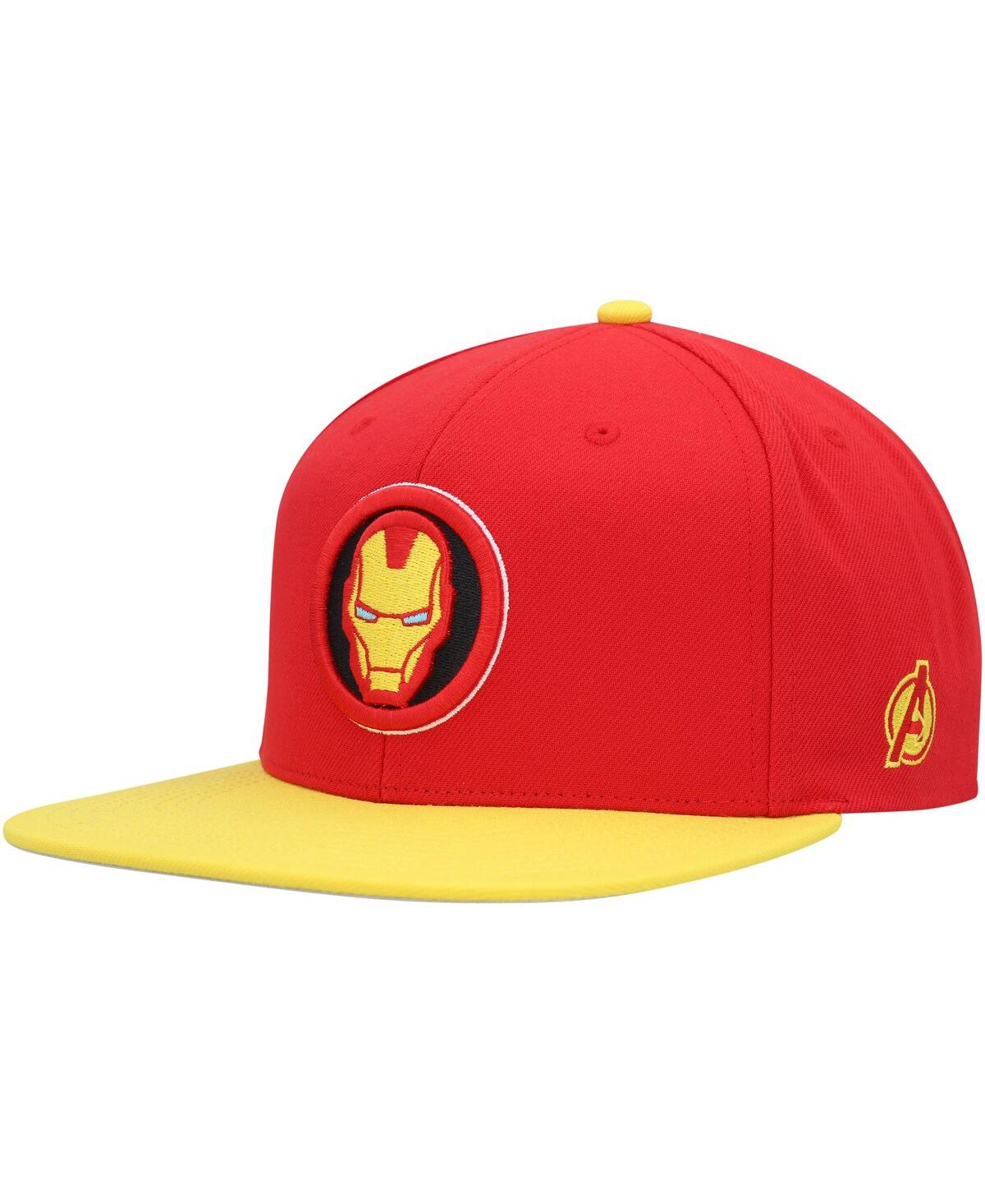 Marvel Men's  Red Iron Man Snapback Hat