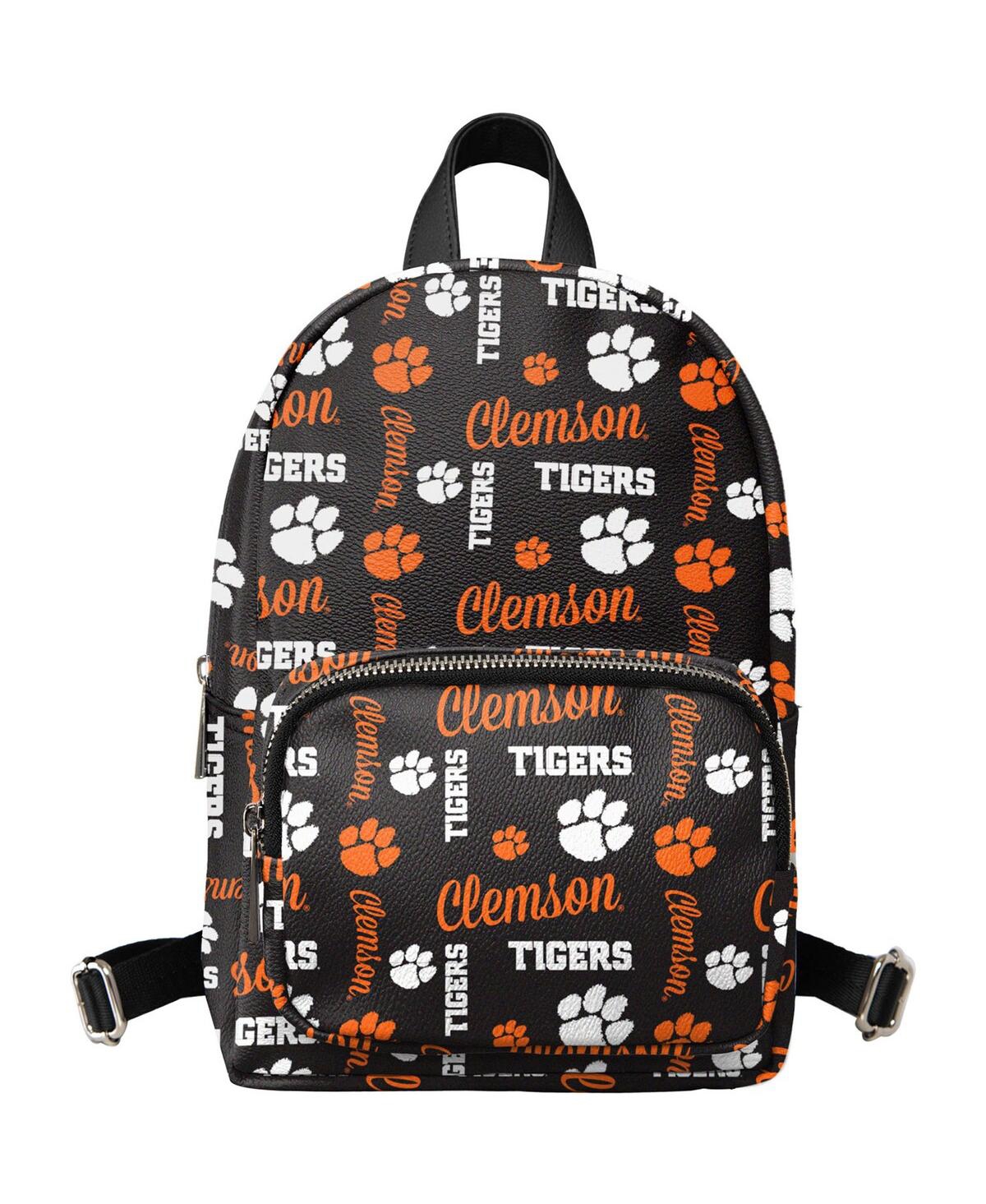 FOCO YOUTH BOYS AND GIRLS FOCO BLACK CLEMSON TIGERS REPEAT BROOKLYN MINI BACKPACK