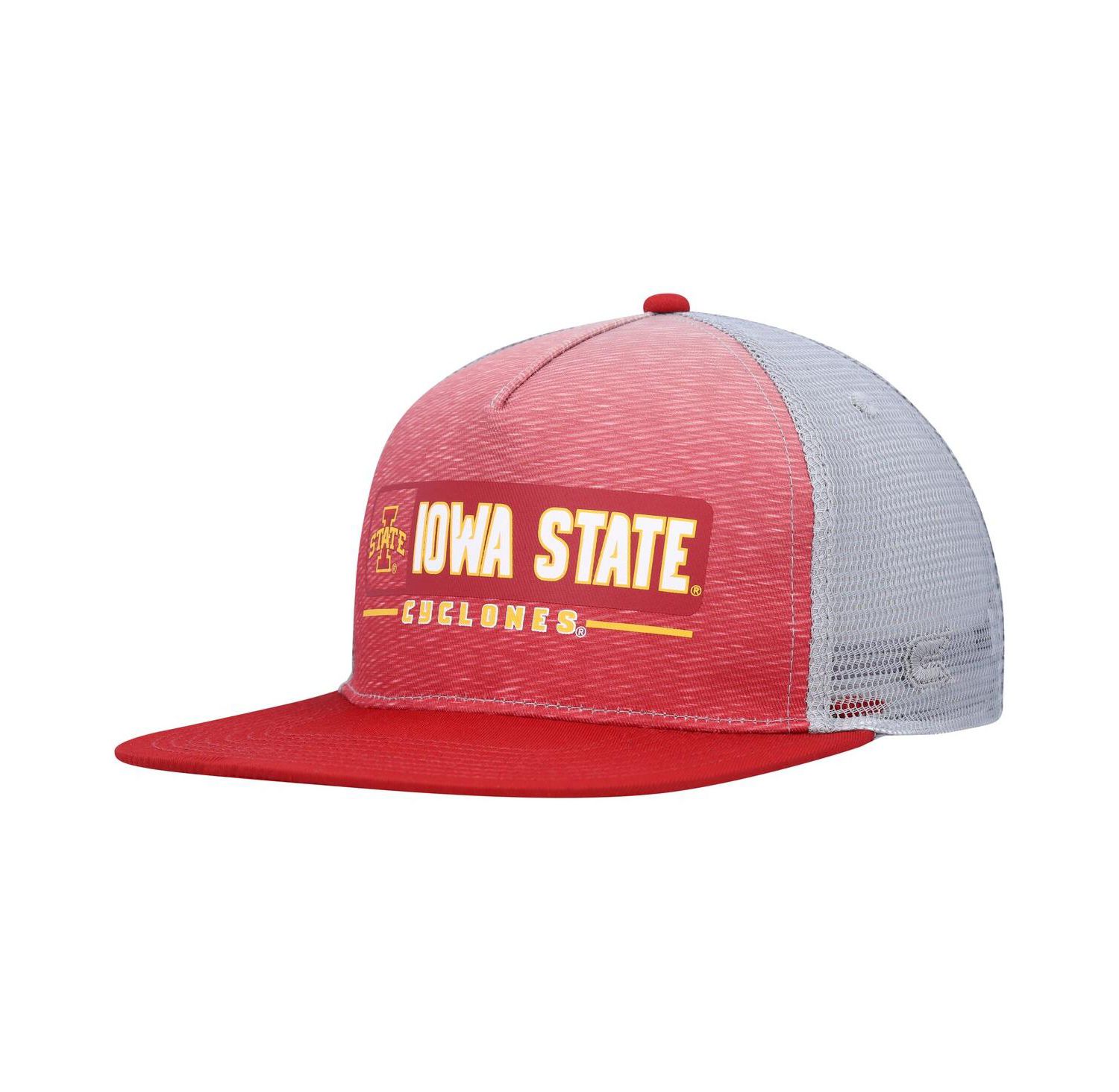 Men's Cardinal, Gray Iowa State Cyclones Snapback Hat