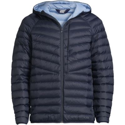 Lands End Men s Wander weight Ultralight Packable Hooded Down Jacket Macy s