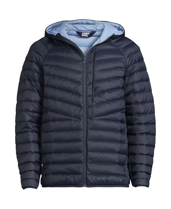 Men's 800 down packable jacket lands end 2025