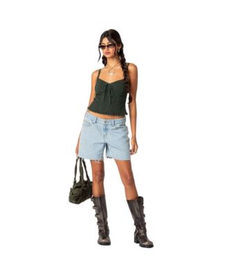 Women's Lacey Knit Tank Top