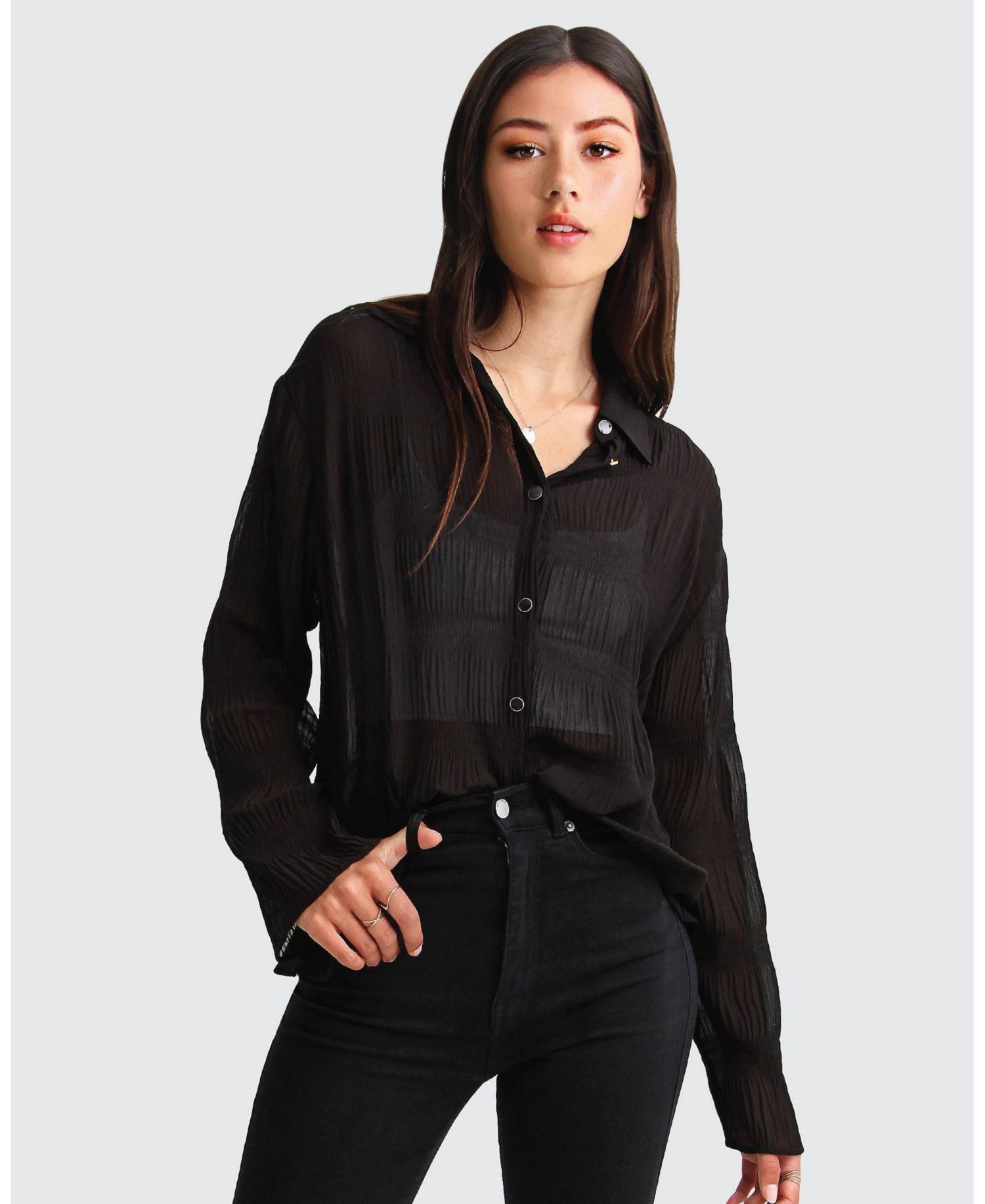 Women's Yoko Shirred Chiffon Blouse