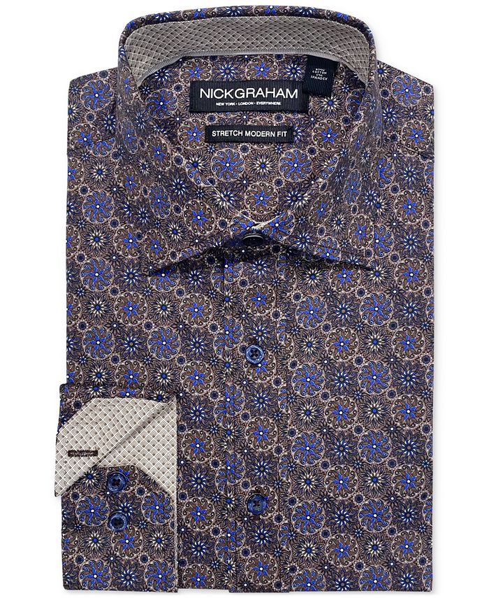 Nick graham modern fit dress shirt deals