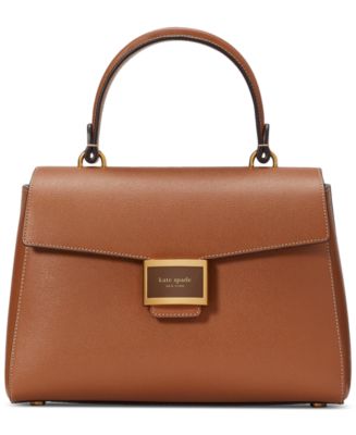 kate spade new york Katy Textured Leather Small Top Handle Handbag