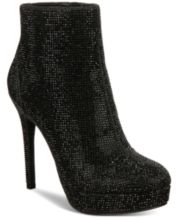 Thalia Sodi Women's Raquell Rhinestone Slouch Dress Boots - Macy's