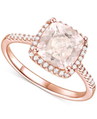Ruby (2-1/2 ct. t.w.) & Lab-Grown White Sapphire (1/4 ct. t.w.) Halo Ring in 14k Gold-Plated Sterling Silver (Also in Additional Gemstones)