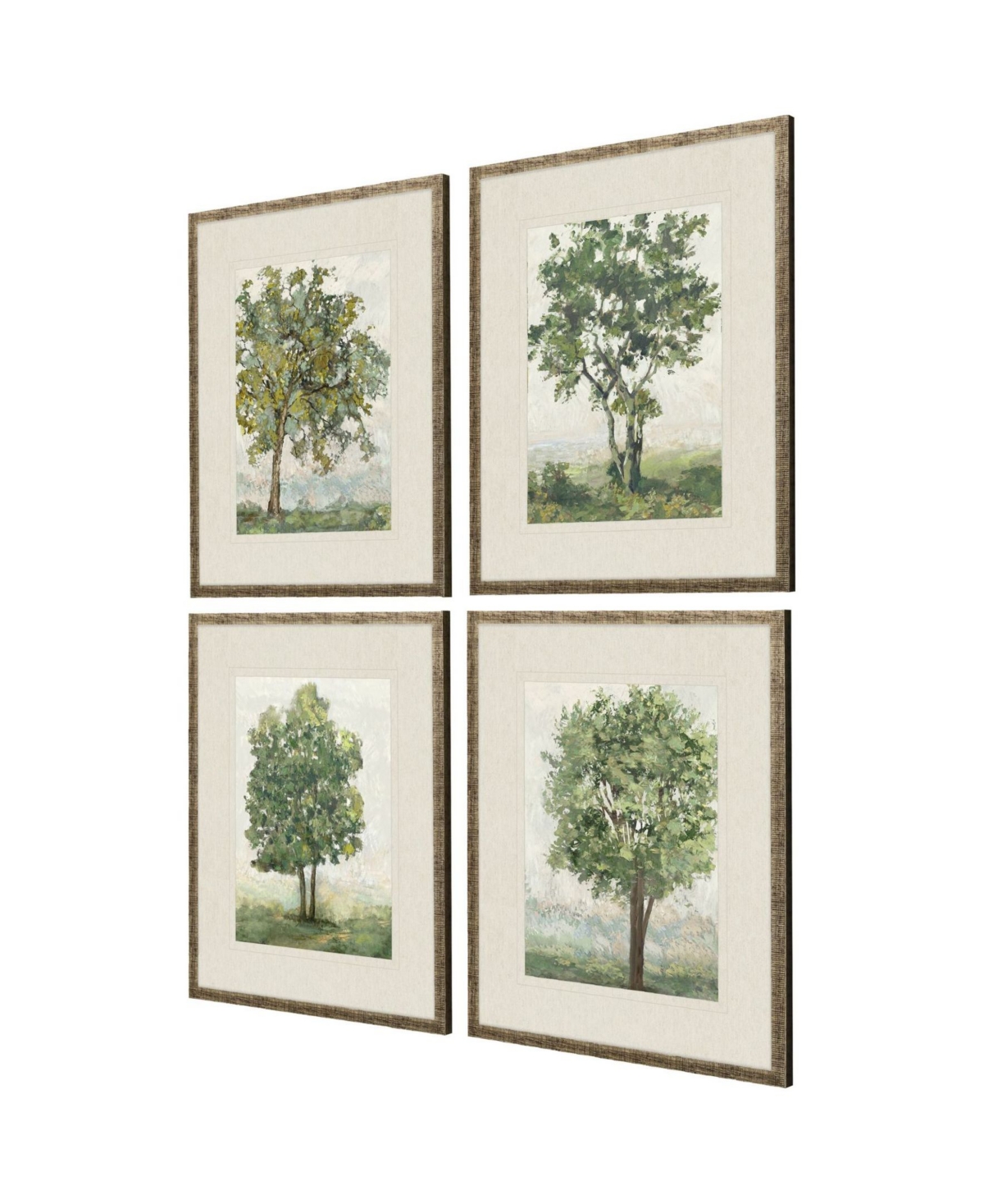 Shop Paragon Picture Gallery Countryside Growth Framed Art, Set Of 4 In Green