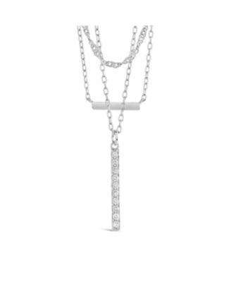 Cubic Zirconia Lottie Layered Necklace