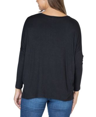 Women's Long Sleeve Oversized Dolman Top