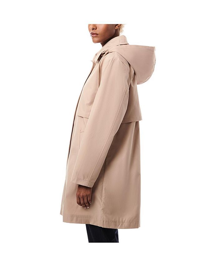 Bernardo Women's Technical Hooded Raincoat - Macy's