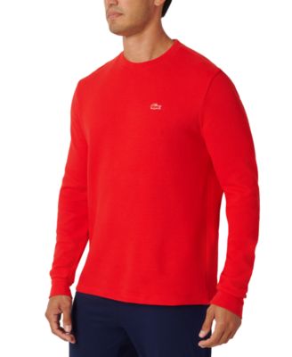 Men's Waffle-Knit Thermal Sleep Shirt