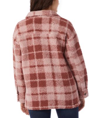 32 Degrees Women's Relaxed-Fit Fleece Shirt Jacket