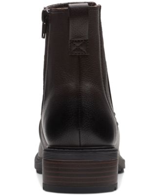 Clarks Hearth Kaylie Ankle Boot In Brown