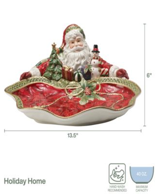 Holiday Home Santa Server, 13.5-in