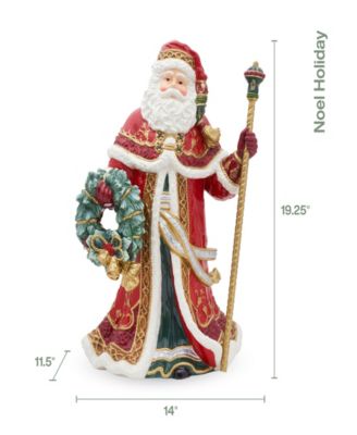 Noel Holiday Grand Santa Figurine, 19.25-in