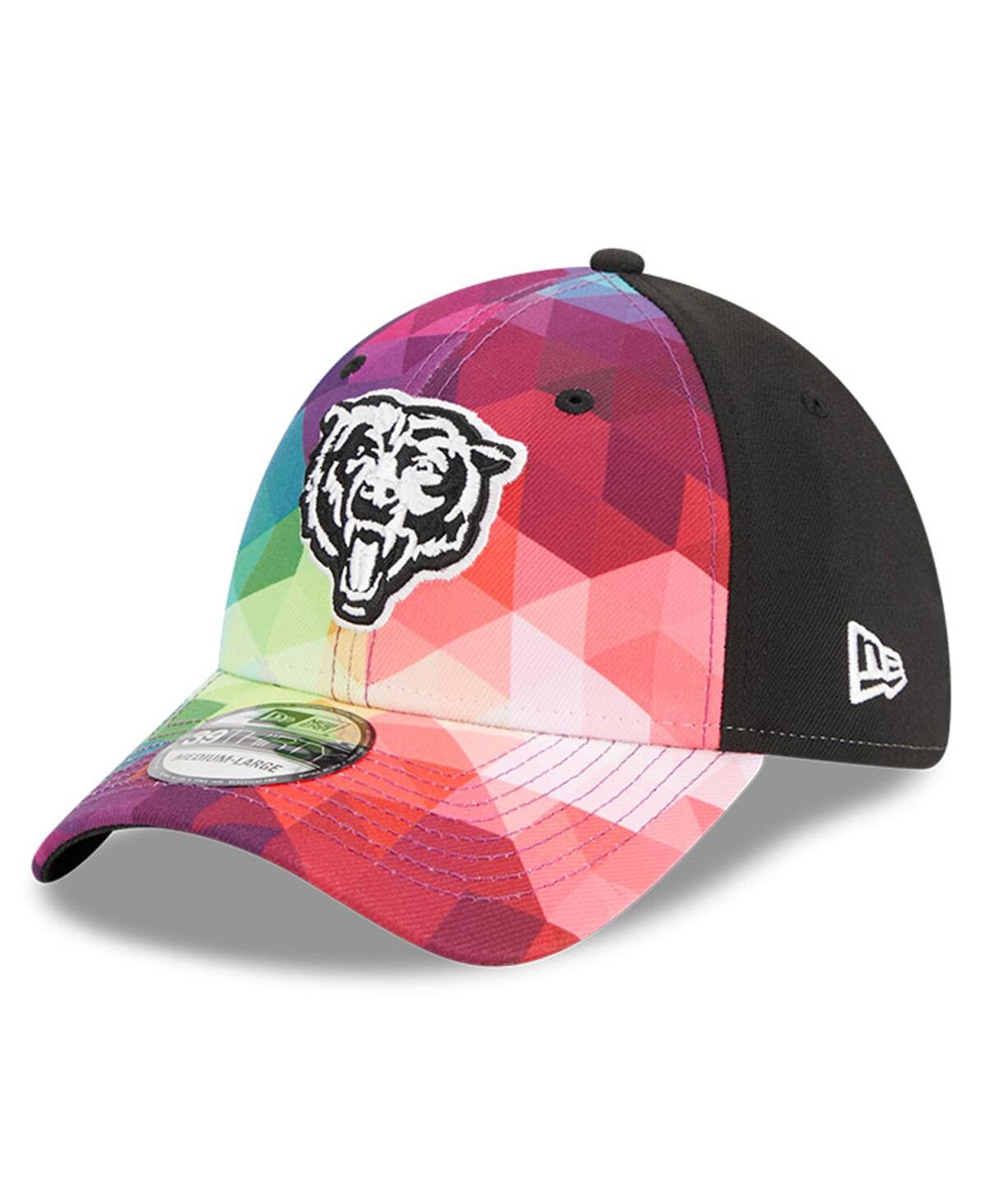 New Era Men's And Women's  Multicolor, Black Chicago Bears 2023 Nfl Crucial Catch 39thirty Flex Hat In Multicolor,black