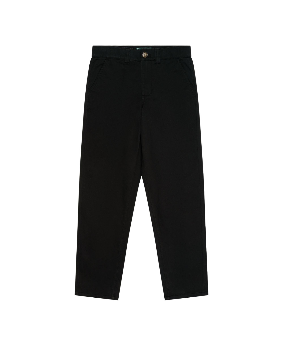 Brooks Brothers Kids' B By  Big Boys Classic Fit Woven Twill Pants In Black