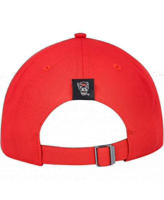 Men's Red NC State Wolfpack Slouch Adjustable Hat