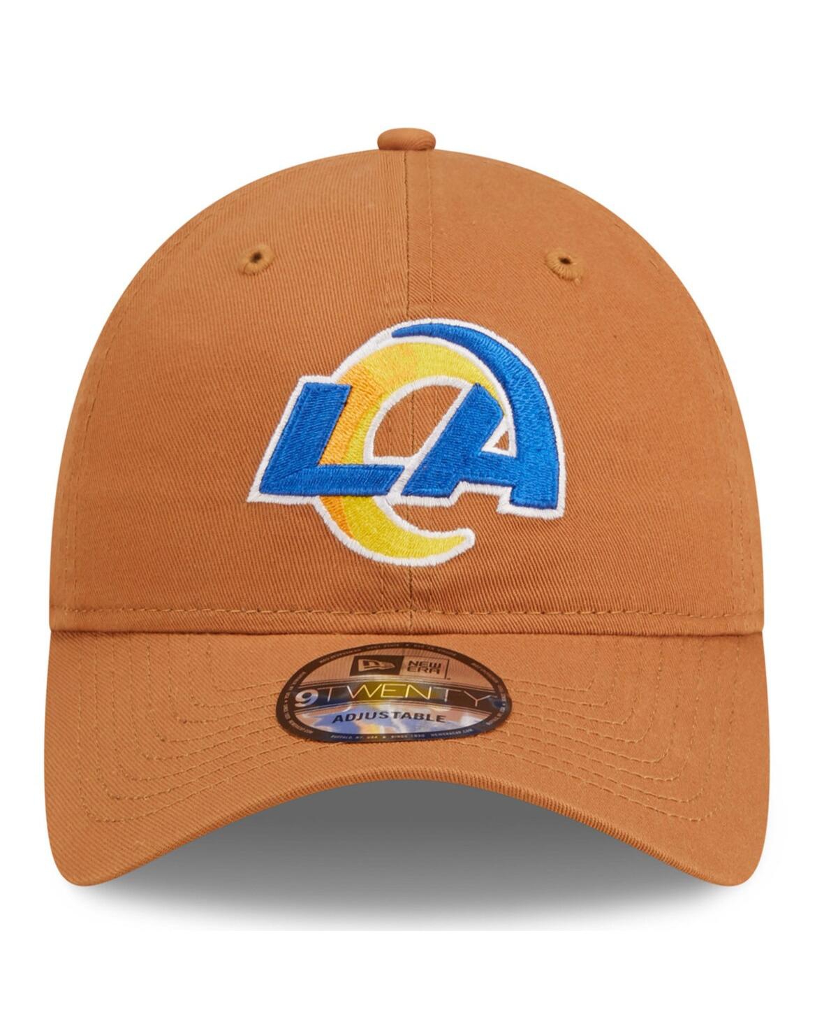 Shop New Era Men's  Brown Los Angeles Rams Core Classic 2.0 9twenty Adjustable Hat