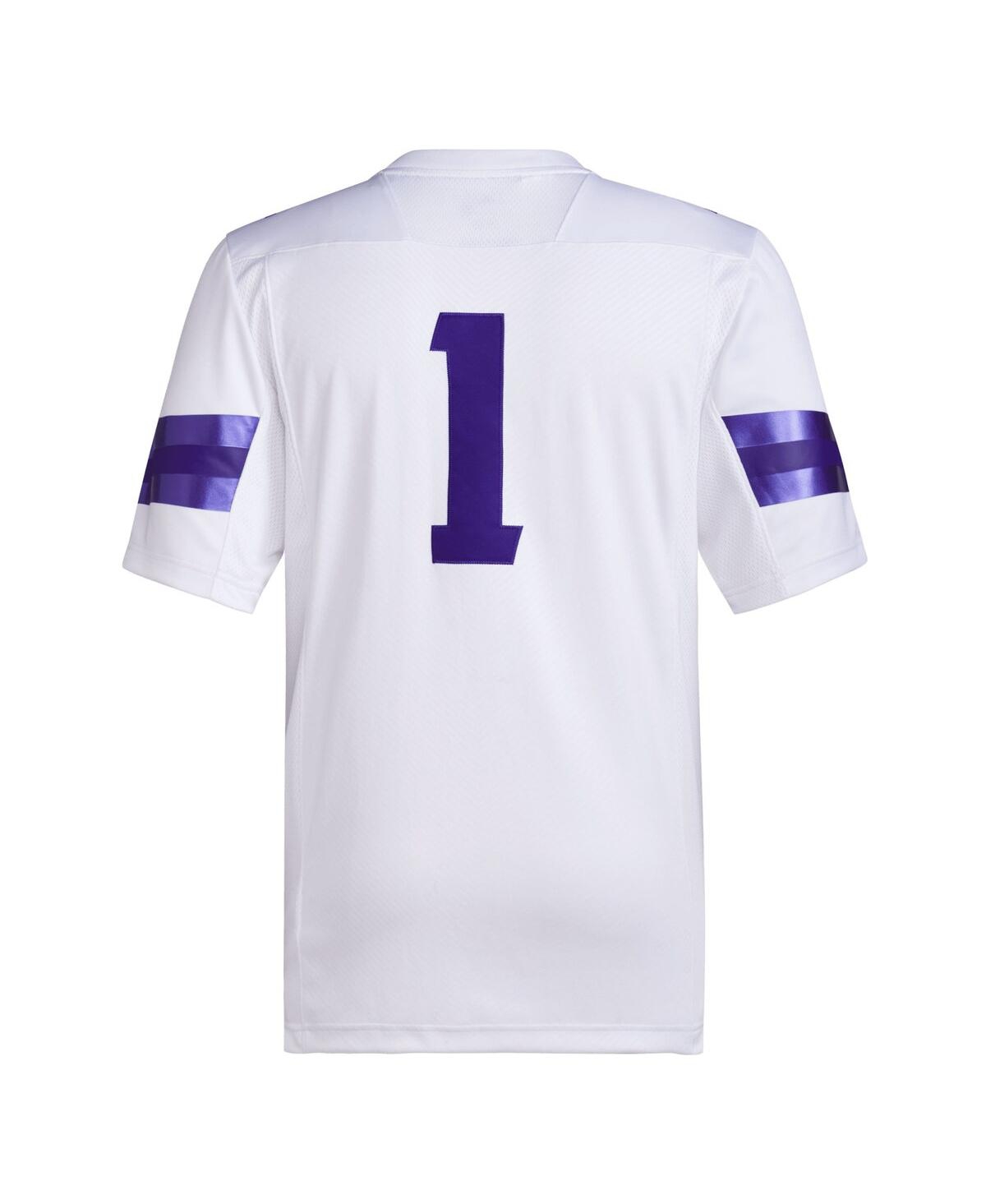 Men's adidas #1Washington Huskies Premier Football Jersey - White
