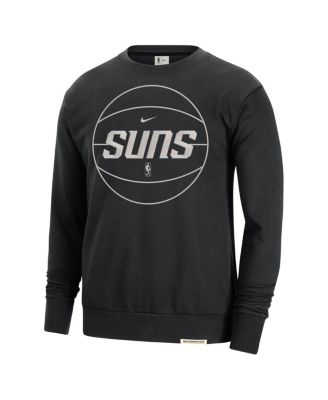 Men's Black Phoenix Suns 2023/24 Authentic Standard Issue Travel Performance Pullover Sweatshirt