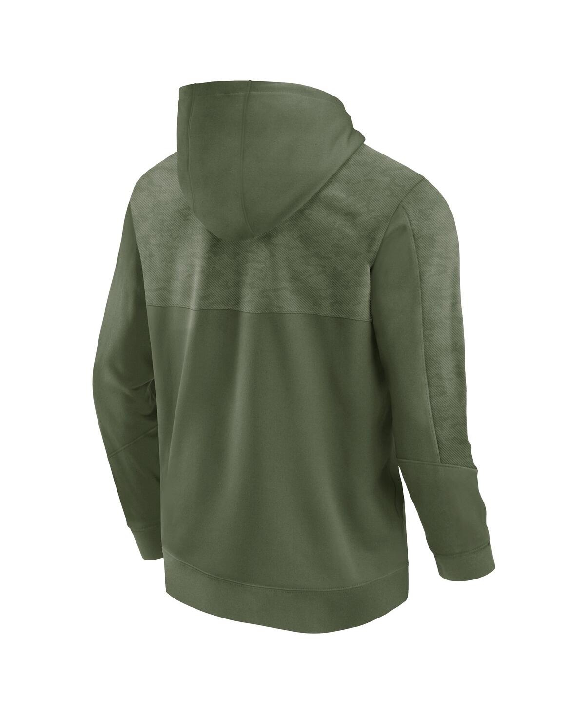 Men's FanaticsAlabama Crimson Tide Oht Military-Inspired Appreciation Stencil Pullover Hoodie - Olive