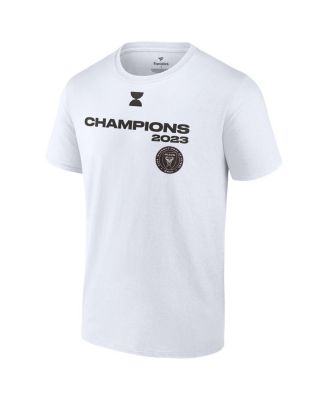 Men's White Inter Miami CF 2023 Leagues Cup Champions Locker Room T-shirt