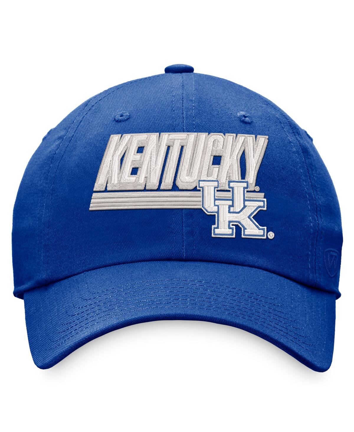 Top Of The World Royal Kentucky Wildcats Slice Adjustable Hat In Royal