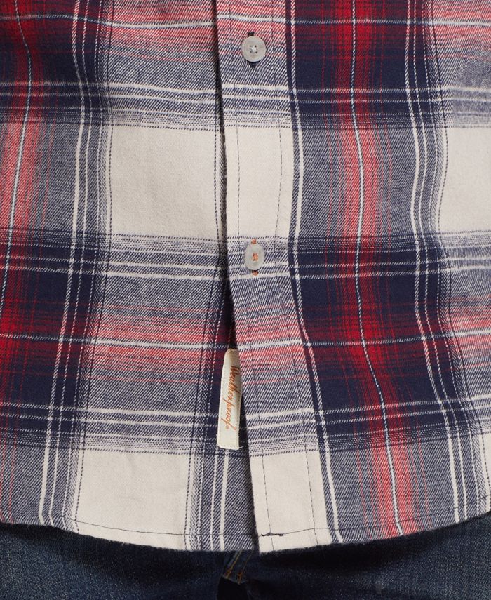 Weatherproof Vintage Men's Antique-Like Flannel Shirt - Macy's