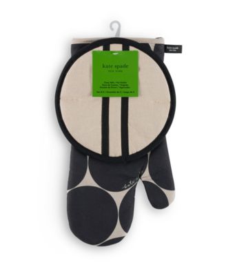 Joy Dot Oven Mitt Pot Grabber 2-Pack Set, 7" x 13", 8" Round