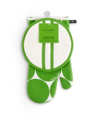 Joy Dot Oven Mitt Pot Grabber 2-Pack Set, 7" x 13", 8" Round
