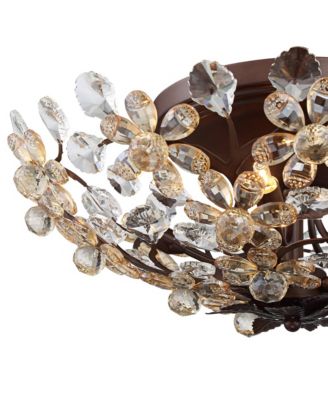 Blooms Semi Flush-Mount Ceiling Light with 5-Light Vintage Fixture