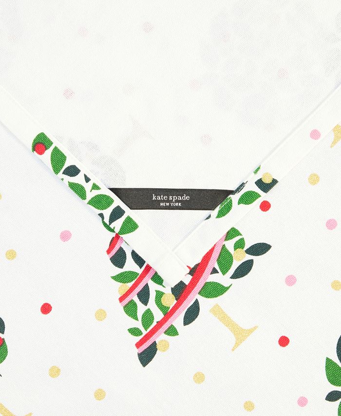 kate spade new york Holiday Confetti Cloth Napkins 4Pack Set, 20" x 20