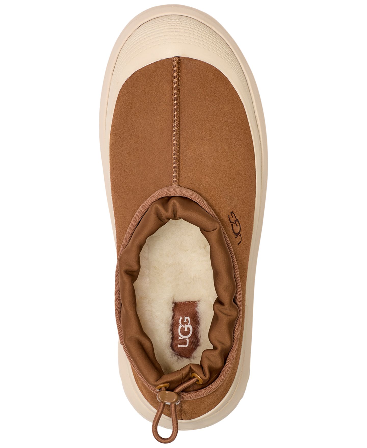 Мужские сабо UGG Tasman Weather Hybrid, цвет: Каштановый — фото 3