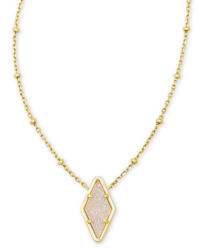 Kendra Scott Gold Tone Kinsley Short Pendant 19