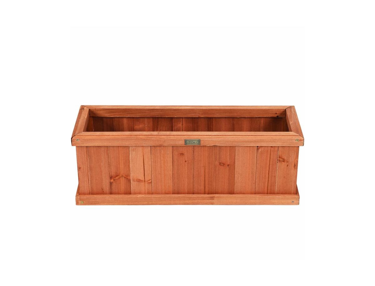 Wooden Decorative Planter Box for Garden Yard and Window