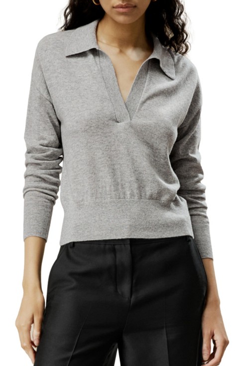 Женские LILYSILK Women's Cashmere Polo Shirt