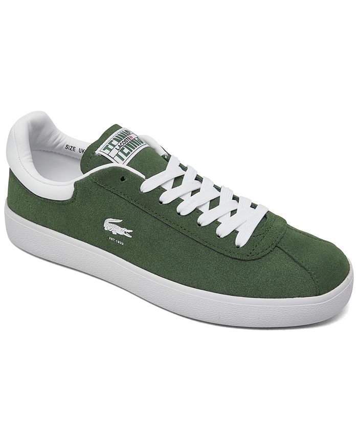 Lacoste Women's Baseshot Suede Casual Sneakers from Finish Line - Macy's