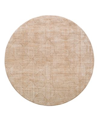 Masterpiece High-Low MPC-2312 6'7" x 6'7" Round Area Rug