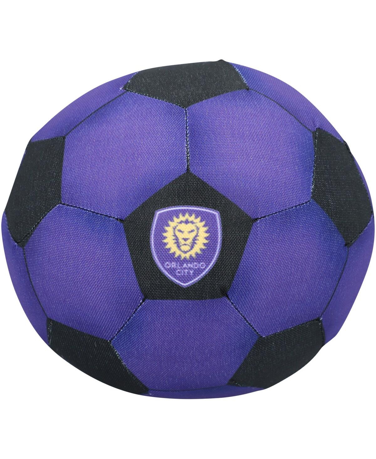 Orlando City Sc Soccer Ball Plush Dog Toy - Purple