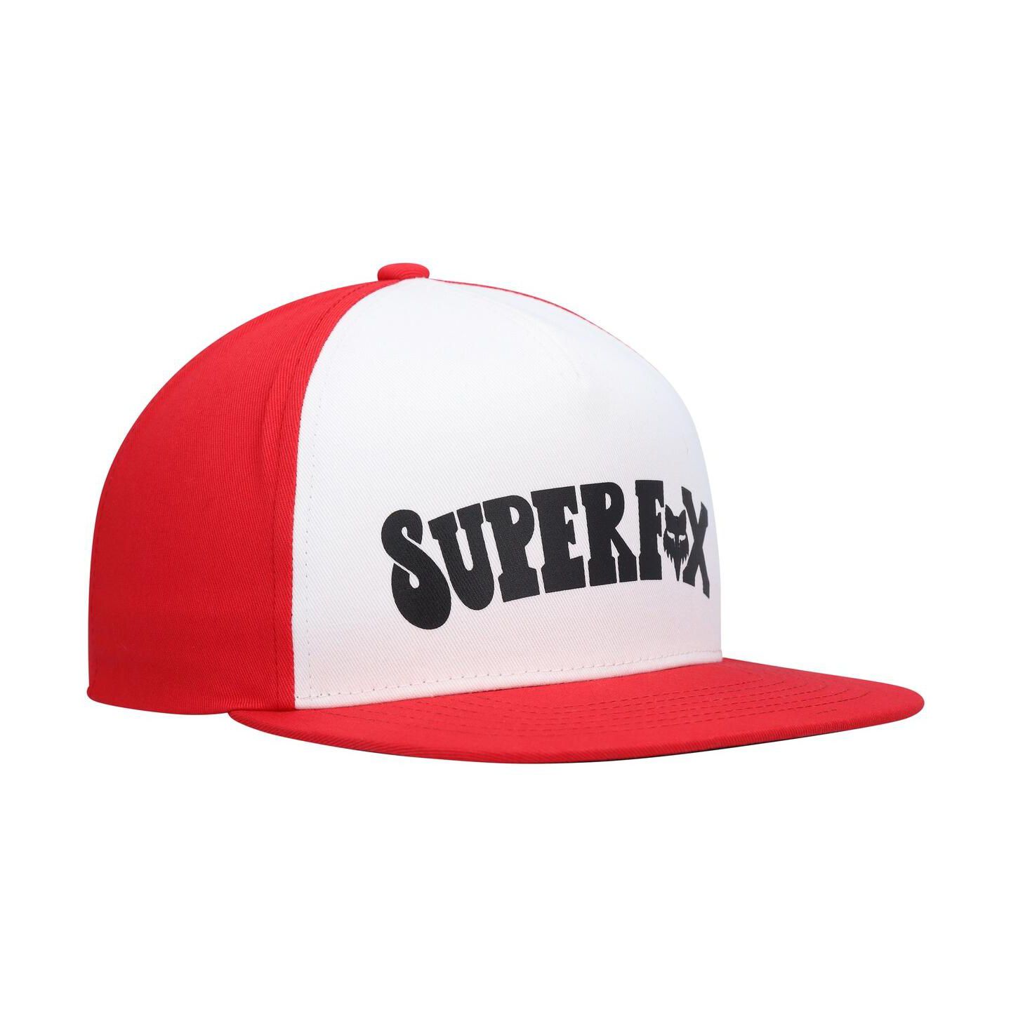 Мужская кепка Fox White Super Trik Snapback Hat — фото 4