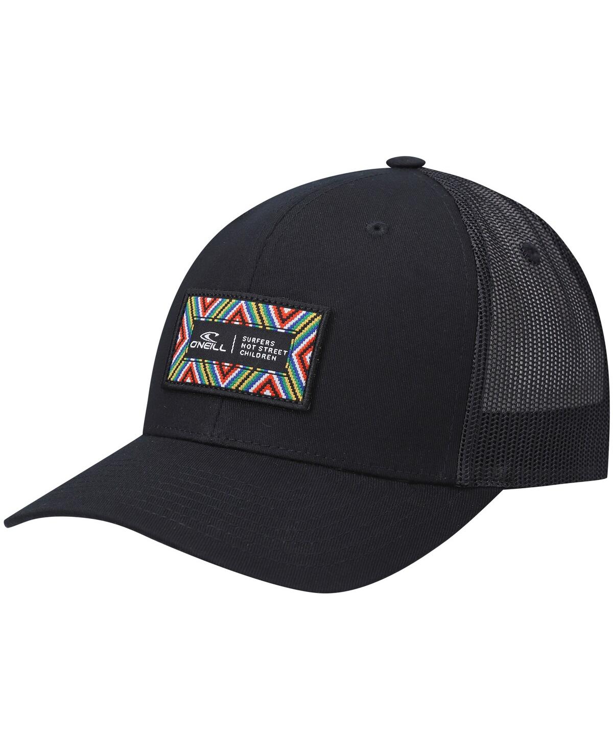 Men's O'Neill Black Box Trucker Snapback Hat - Black