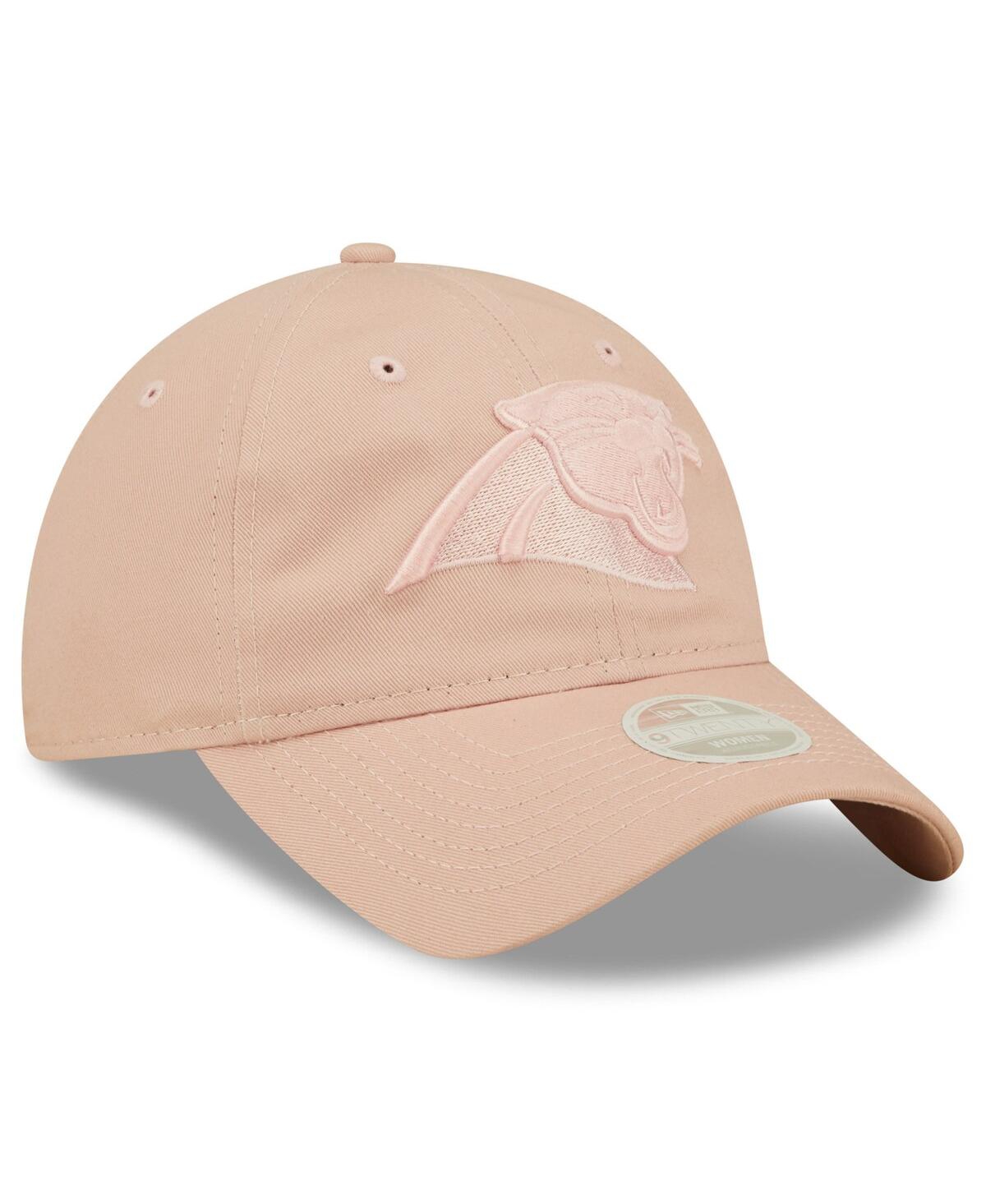 Shop New Era Women's  Pink Carolina Panthers Core Classic 2.0 Tonal 9twenty Adjustable Hat