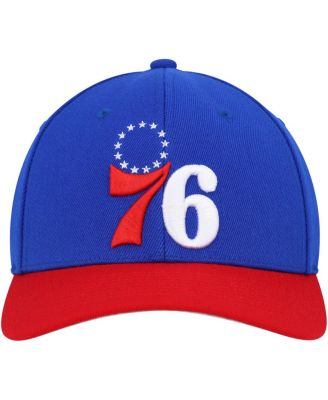 Men's Royal, Red Philadelphia 76ers MVP Team Two-Tone 2.0 Stretch-Snapback Hat