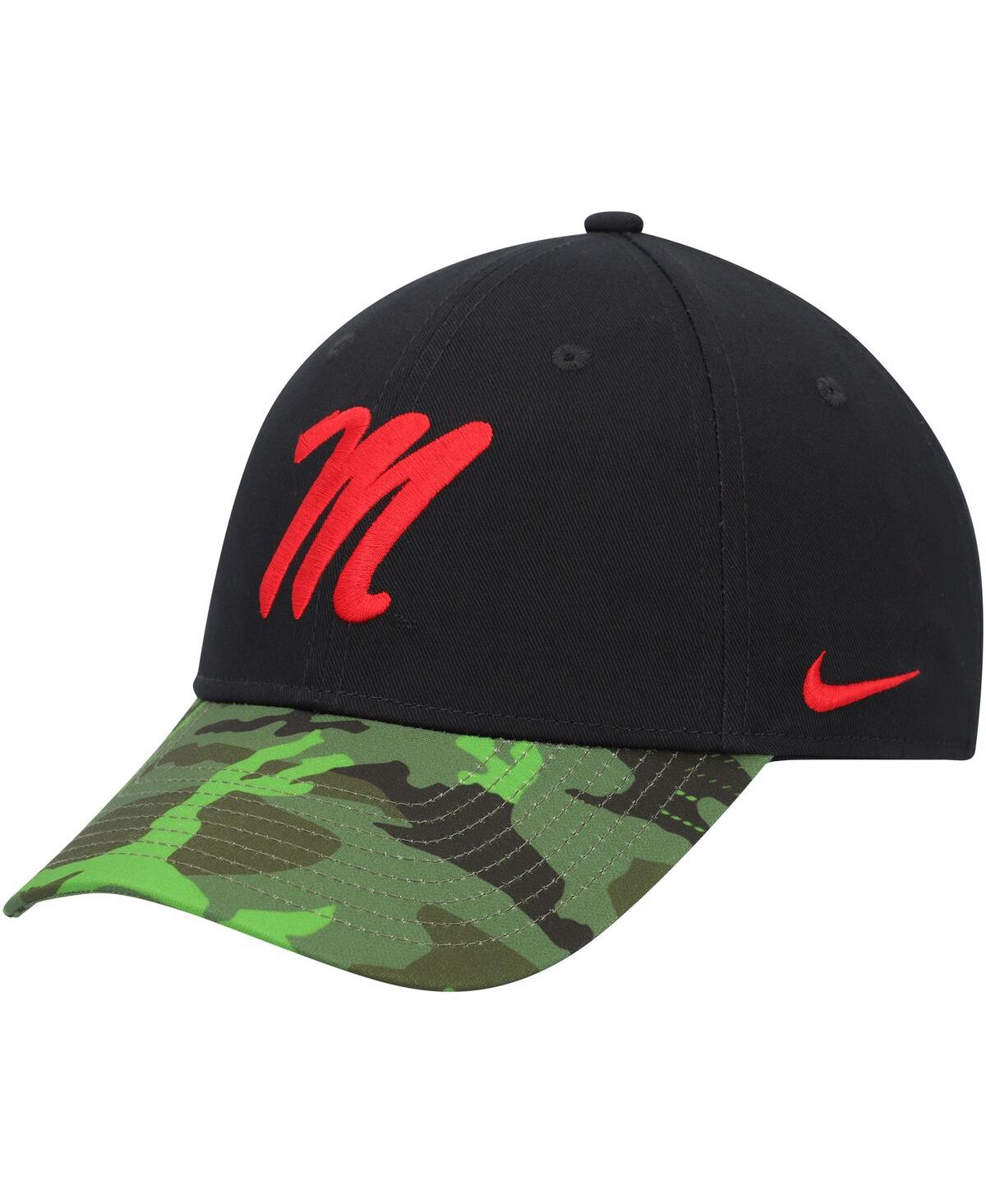 Men's Nike Camo Ole Miss Rebels Veterans Day 2Tone Legacy91 Adjustable Hat - Camo