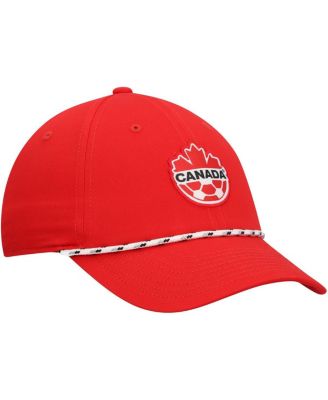 Men's Red Canada Soccer Golf Legacy91 Adjustable Hat