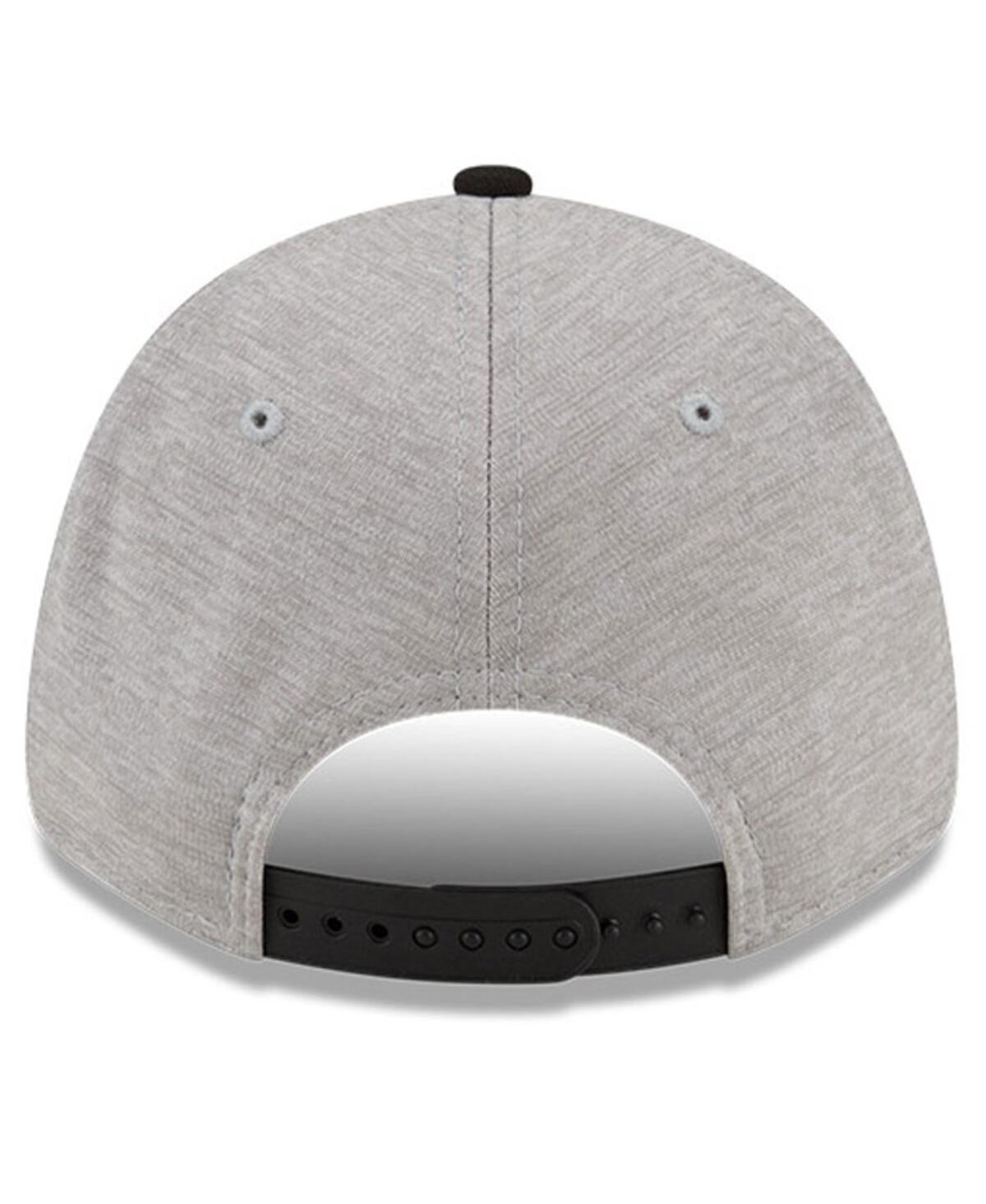 NEW ERA MEN'S NEW ERA GRAY AUSTIN CINDRIC NAME SPLASH 9FORTY SNAPBACK ADJUSTABLE HAT 