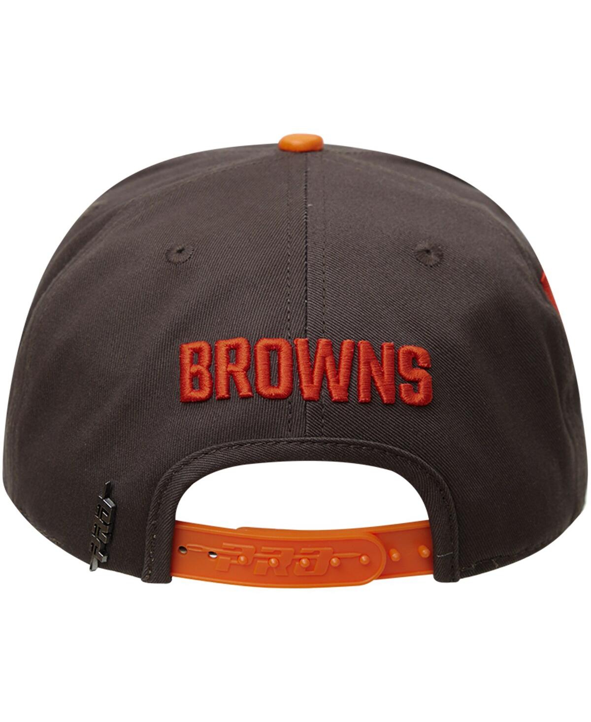 Shop Pro Standard Men's  Brown Cleveland Browns Hometown Snapback Hat