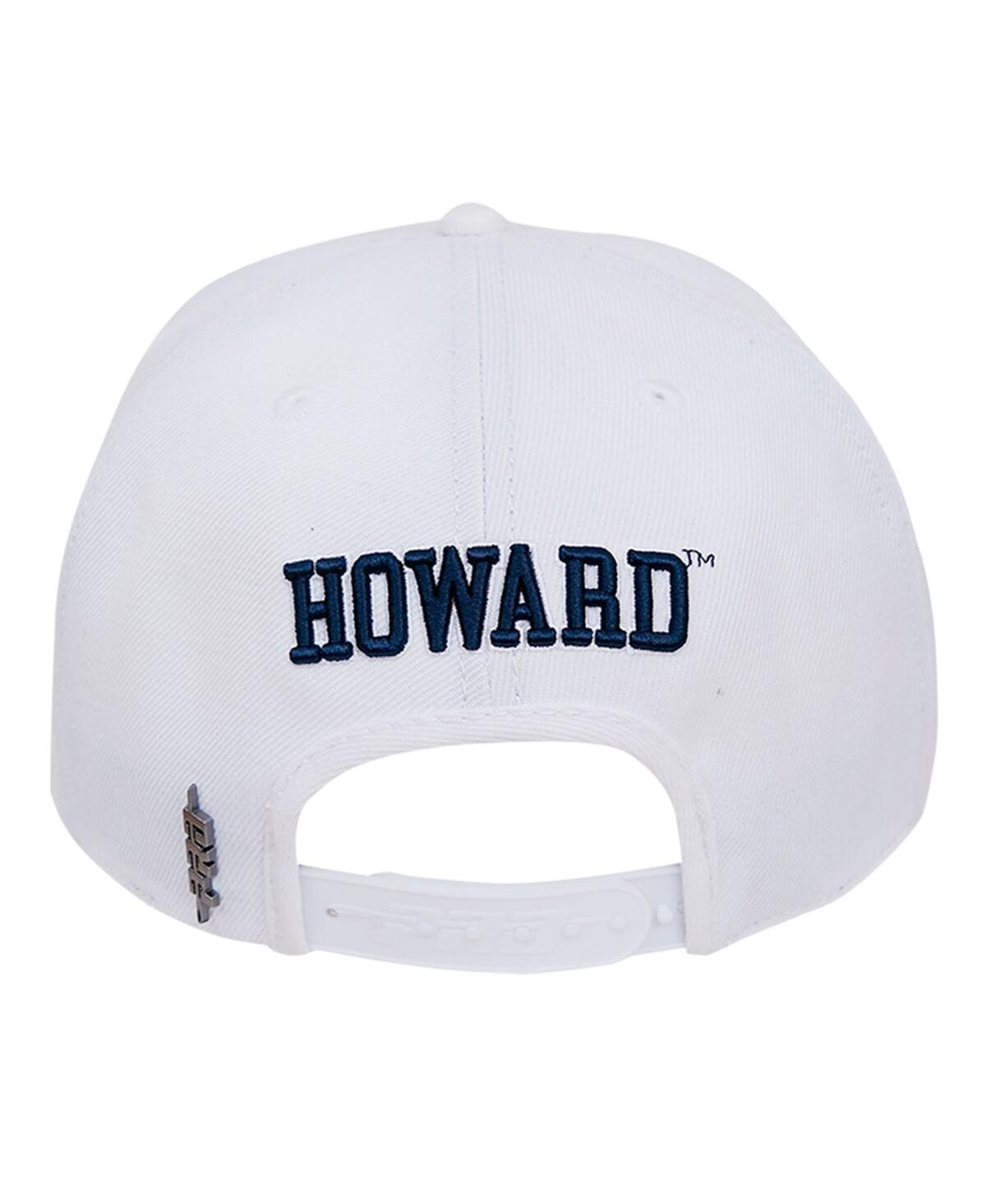 Shop Pro Standard Men's  White Howard Bison Mascot Evergreen Wool Snapback Hat